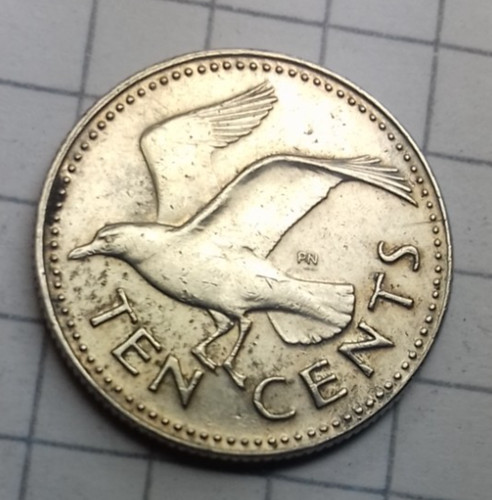 Barbados cents 1987 - barbados, cents,