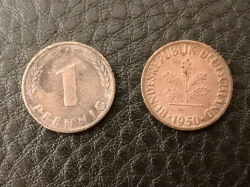 Auswahl von brd pfennig - pfennig, 1985
