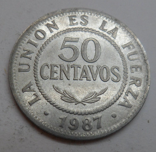 Bolivien centavos 1987 - 50,