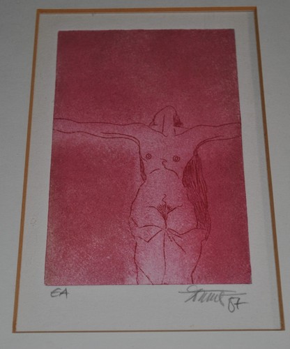 Frauenakt künstlerdruck - frauenakt,