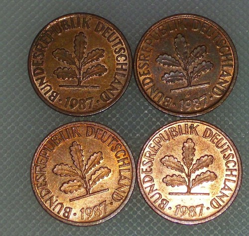 Pfennig 1987 g j - f,