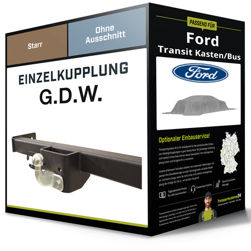 Starre anhängerkupplung für - starre,