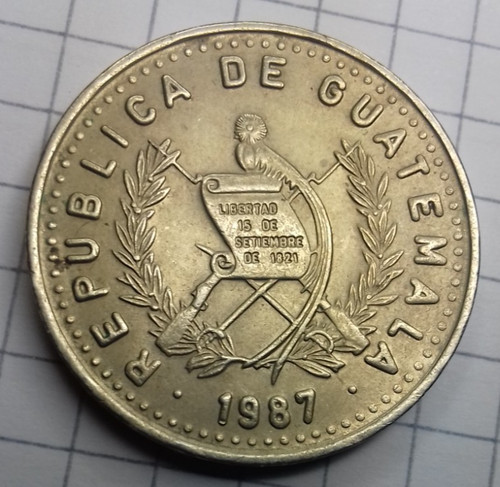 Guatemala centavos 1987 - 25,